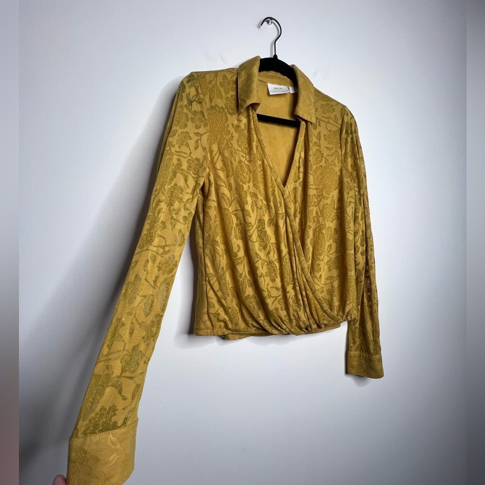 Anthropologie Maeve Lydia Wrap Top Small - Picture 11 of 13